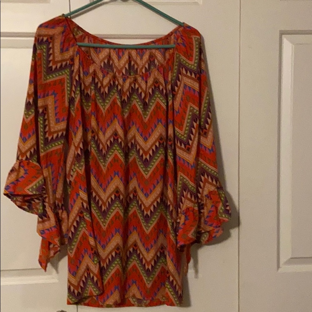 Multi colored blouse